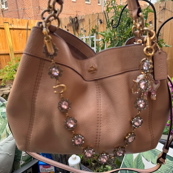 Coach blush pink small Lexi shoulder bag F23537 & Rose Wristlet - Picture 14 of 15